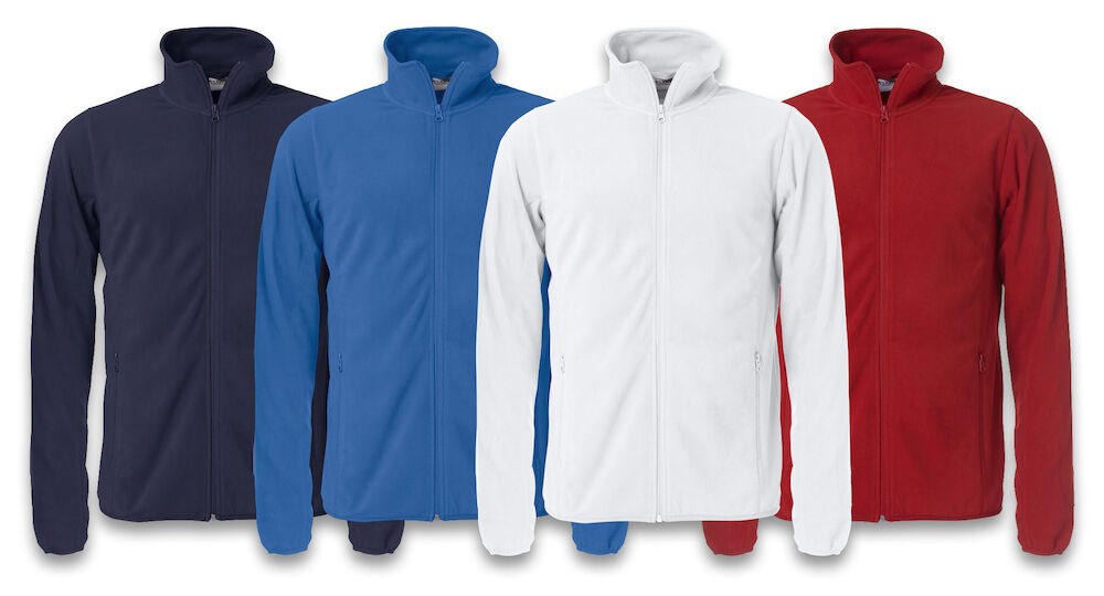 Clique - Basic Micro Fleece Jacket Wit S Clique - Basic Micro Fleece Jacket Wit S
