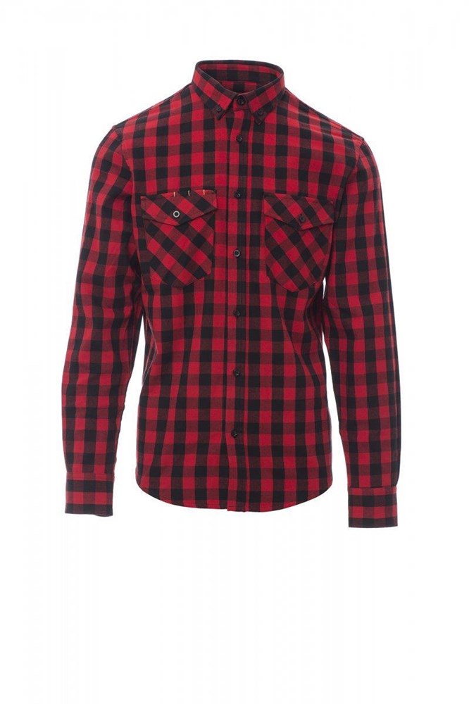 red/black checked
