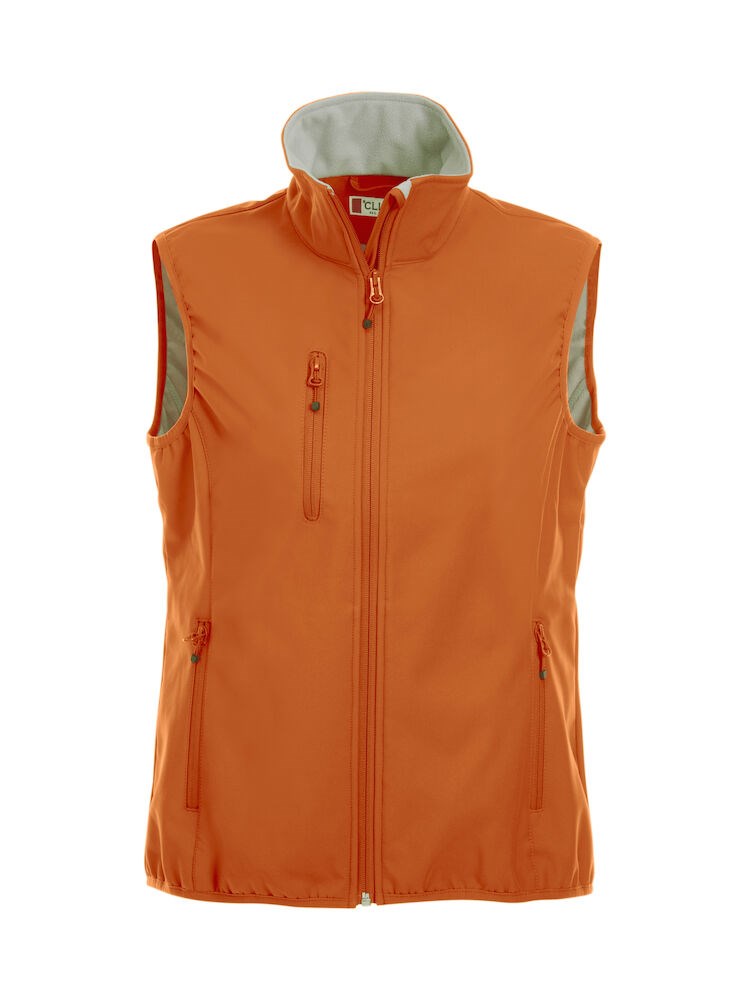 Clique - Basic Softshell Vest Ladies Diep-oranje M