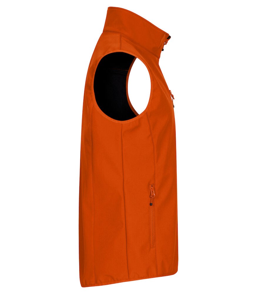 Clique - Classic Softshell Vest Diep Oranje M