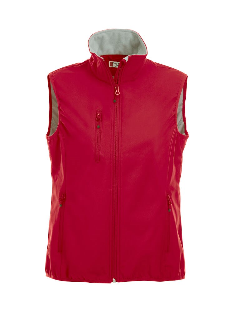 Clique - Basic Softshell Vest Ladies Rood XS