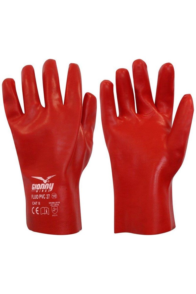 Payper Fluid Pvc 27 handschoen red 10