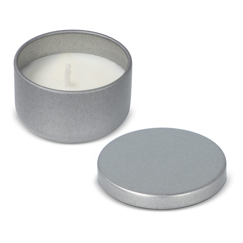 Asana plantaardige kaars in gerecycled blik