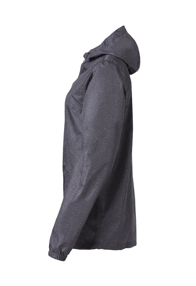 Clique - Basic Rain Jacket Antraciet Melange M/L