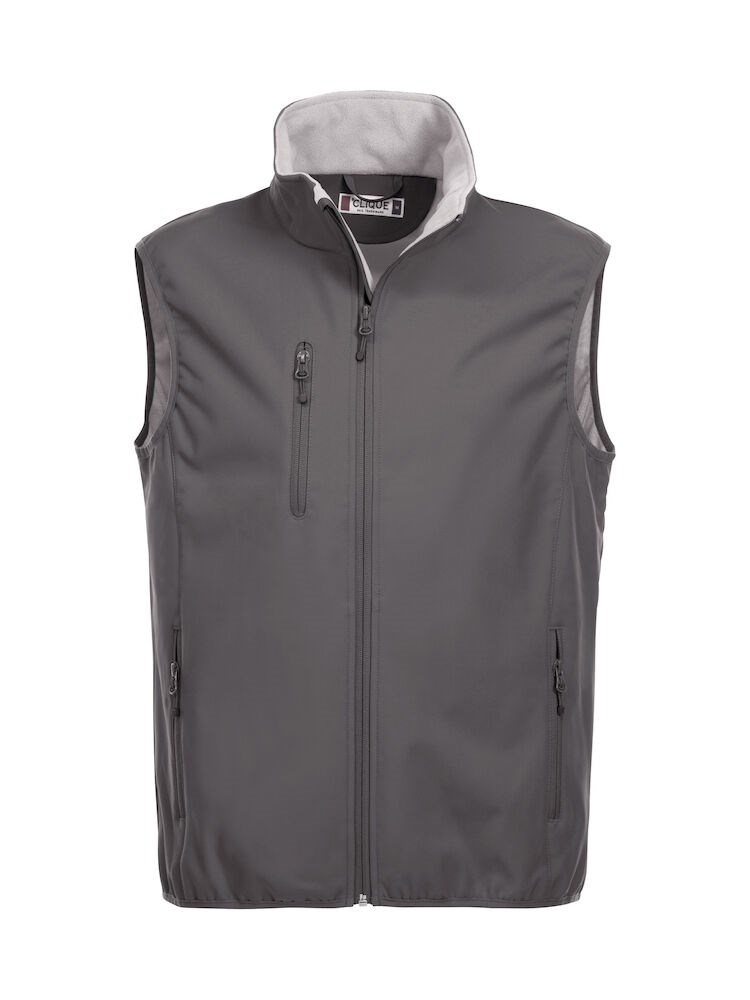 Clique - Basic Softshell Vest zwart XL