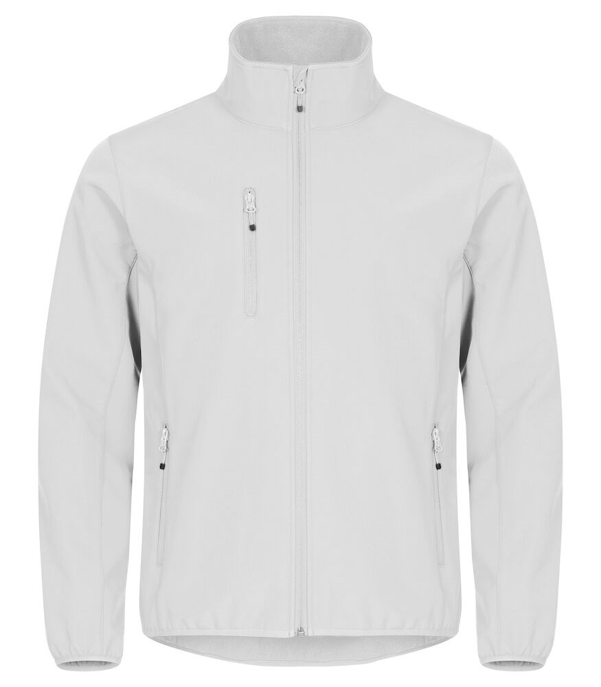 Clique - Classic Softshell Jacket Wit XS