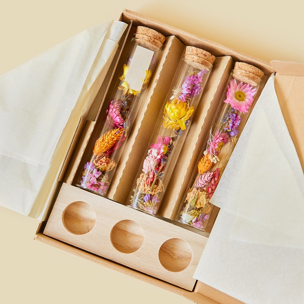Droogbloemen door de brievenbus (M), Multicolor