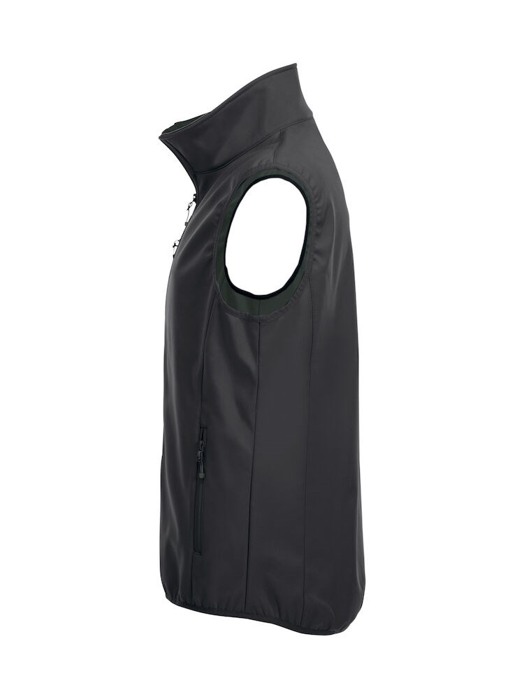 Clique - Basic Softshell Vest zwart XL