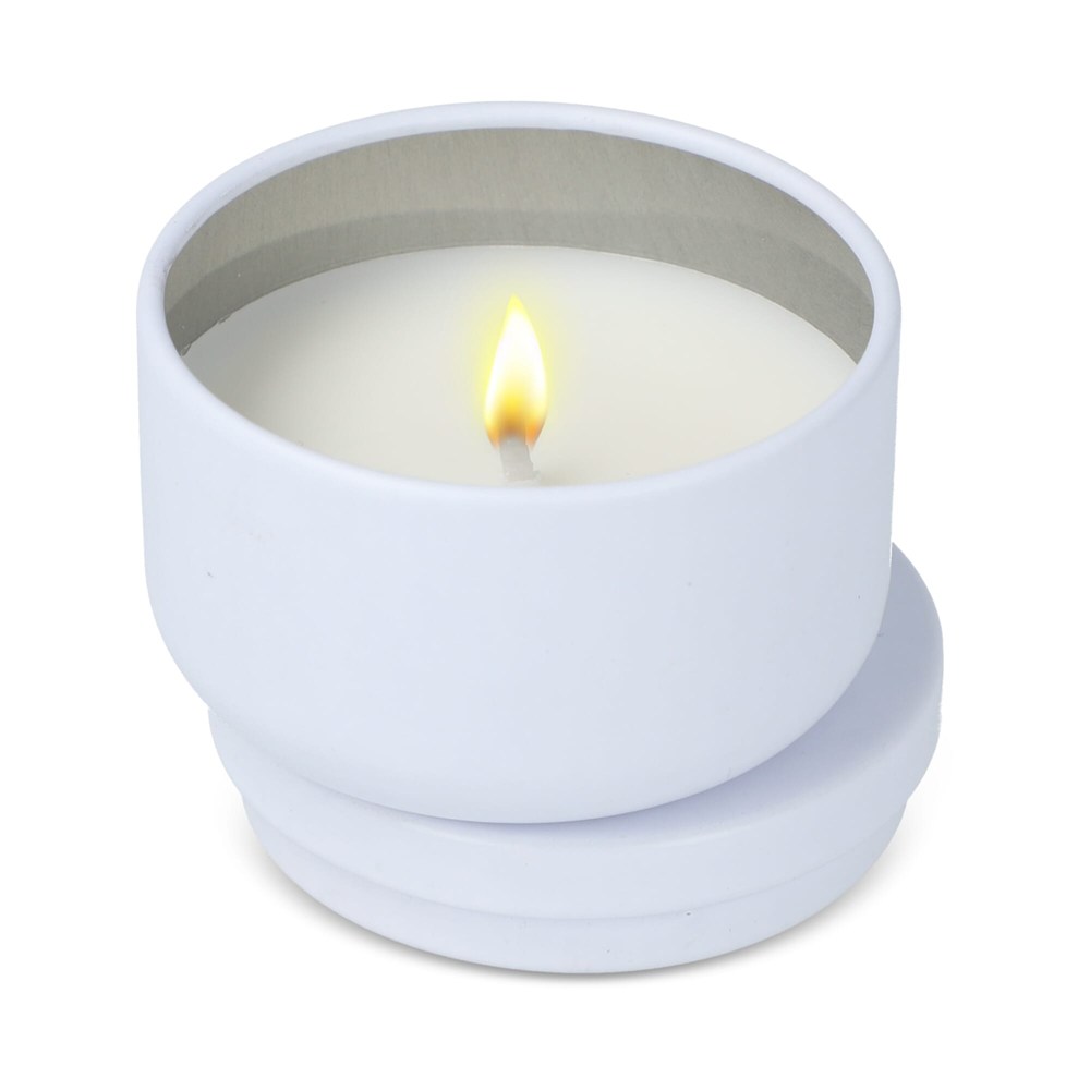 Asana plantaardige kaars in gerecycled blik