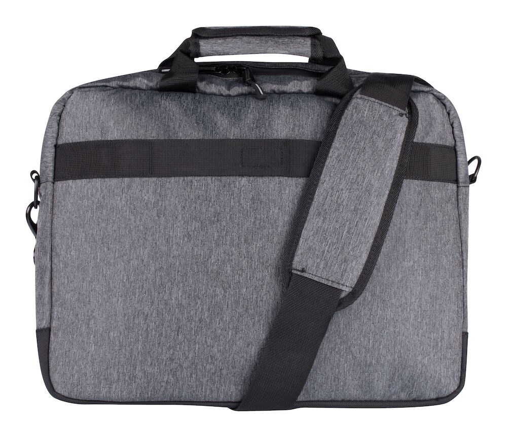 Clique - Laptop Bag Antraciet Melange .