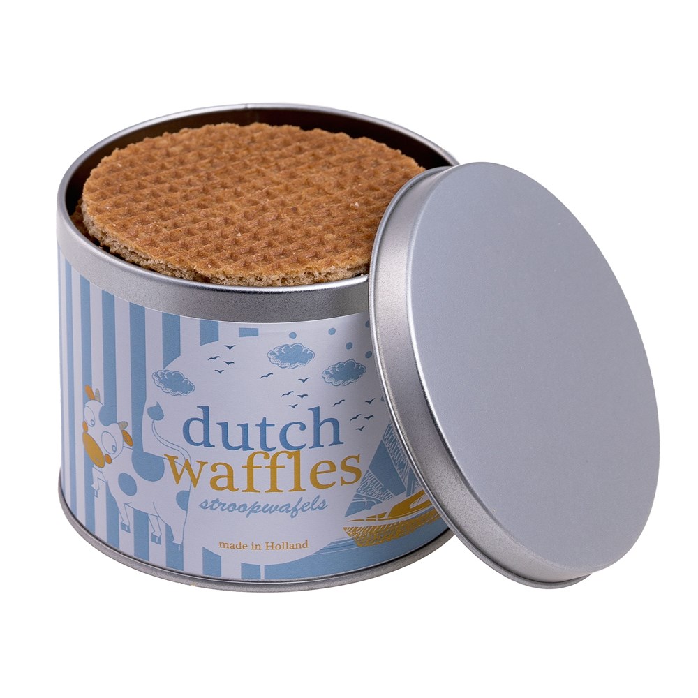 Blik met stroopwafels