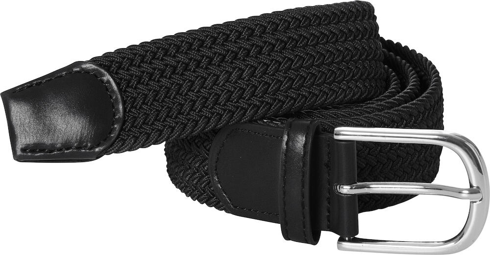 Clique - Elastic Belt Zwart 105cm
