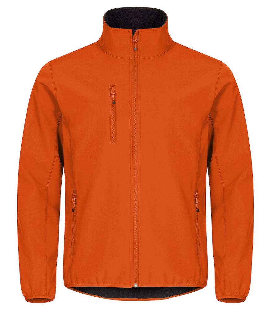 Clique - Classic Softshell Jacket Diep Oranje XXL