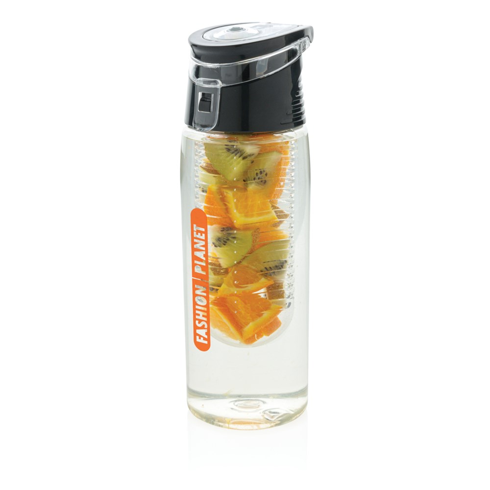 Afsluitbare waterfles met infuser Afsluitbare waterfles met infuser