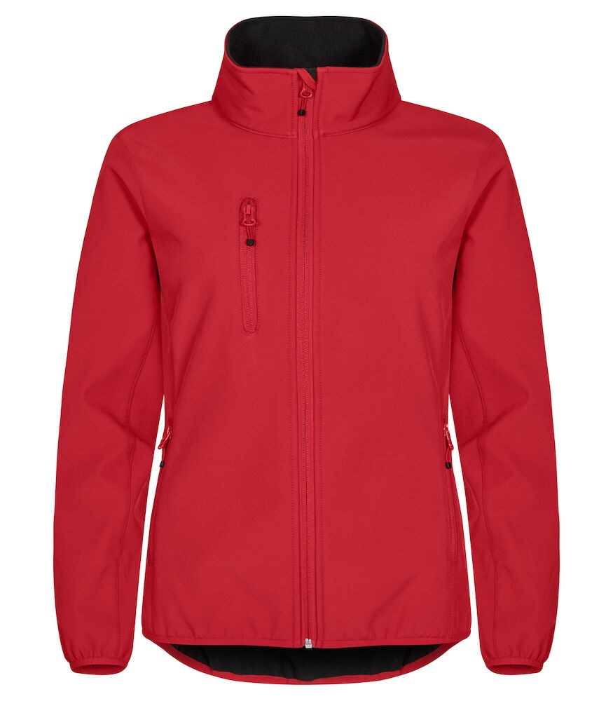 Clique - Classic Softshell Jacket Women Rood 38/M